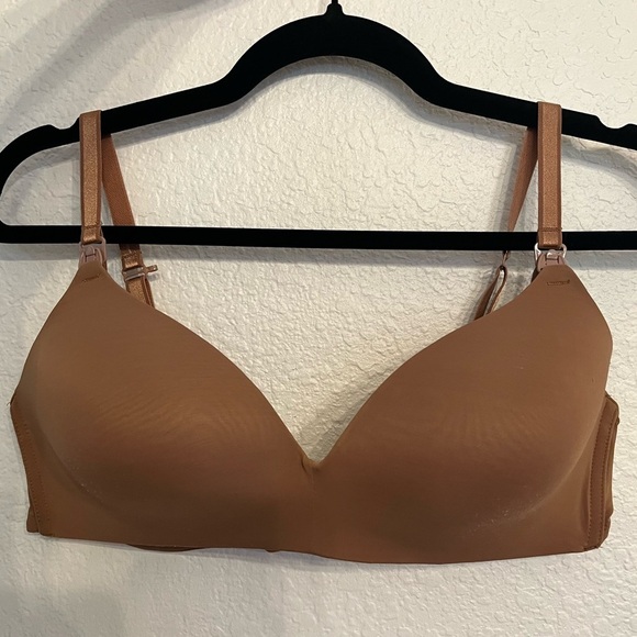 Auden Wirefree Nursing Bra Caramel 38C - Picture 2 of 6